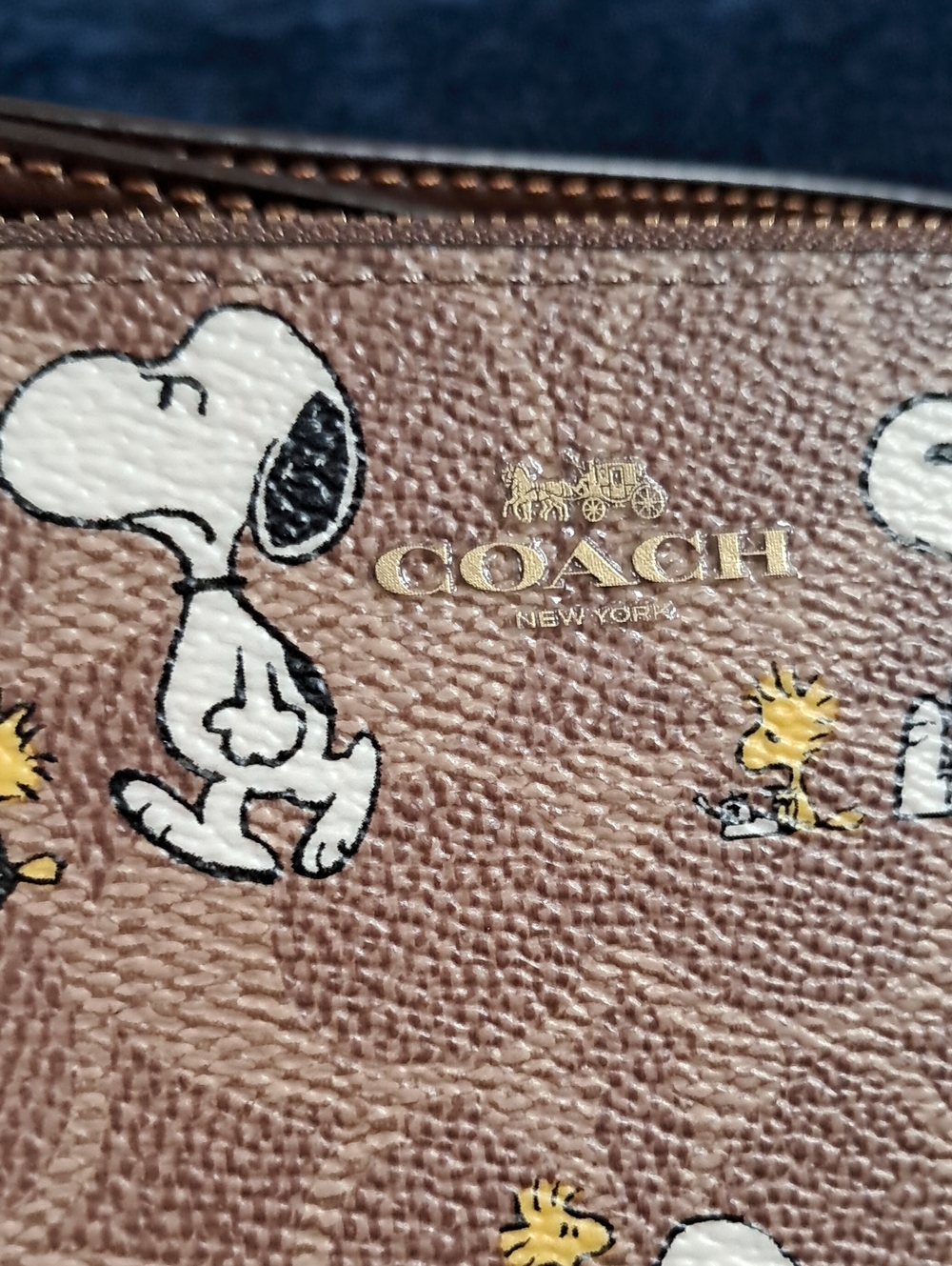 Coach × Peanuts Snoopy Wristlet - Picture 2 of 8